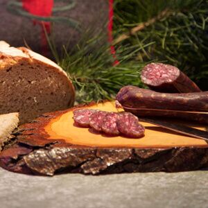 Schwarzhorn Salami von Frei Handel in Schiers. Wildfleischerzeugnisse